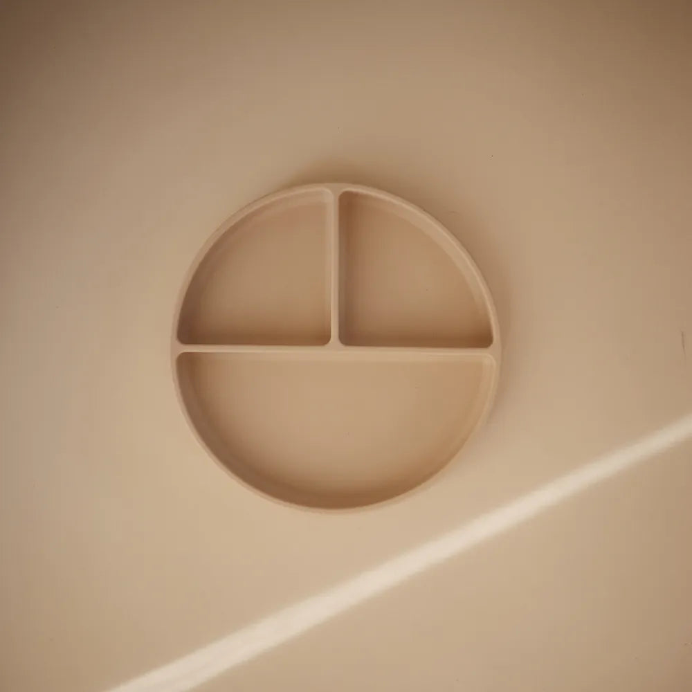 Mushie skridsikker tallerken - 3-delt