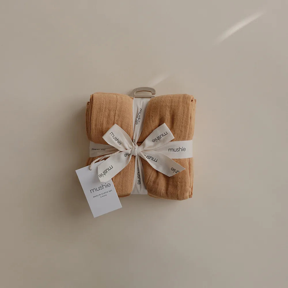 Mushie muslin stofbleer - 3-pak