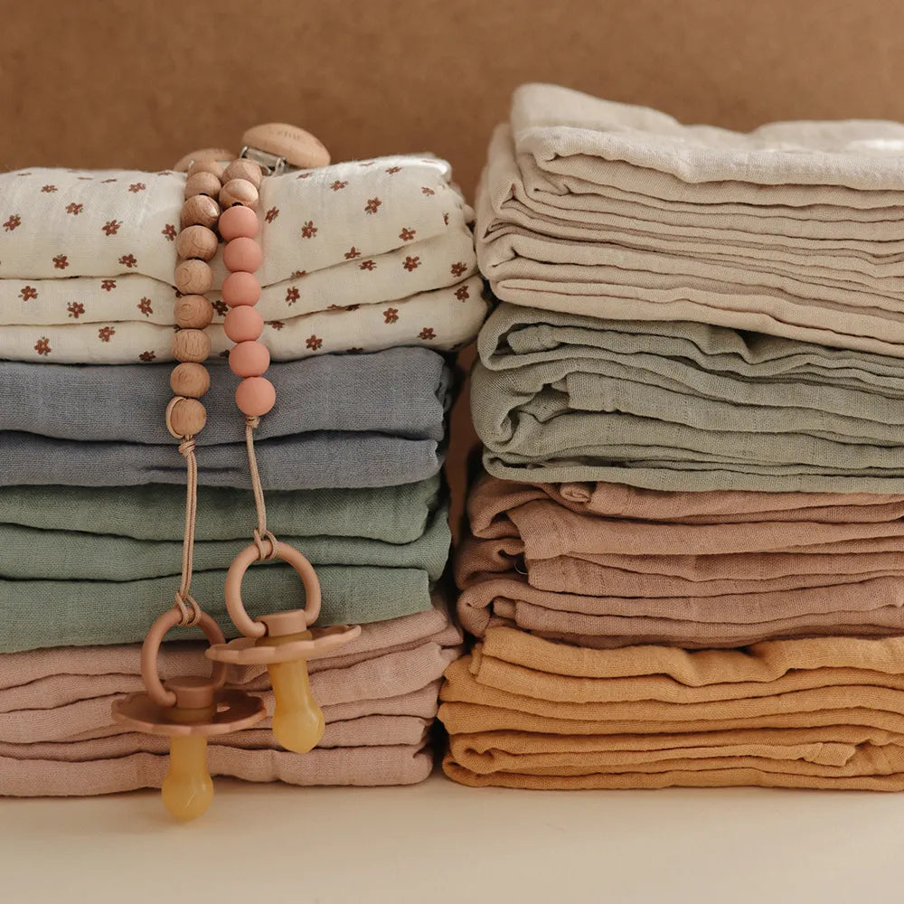 Mushie muslin stofbleer - 3-pak