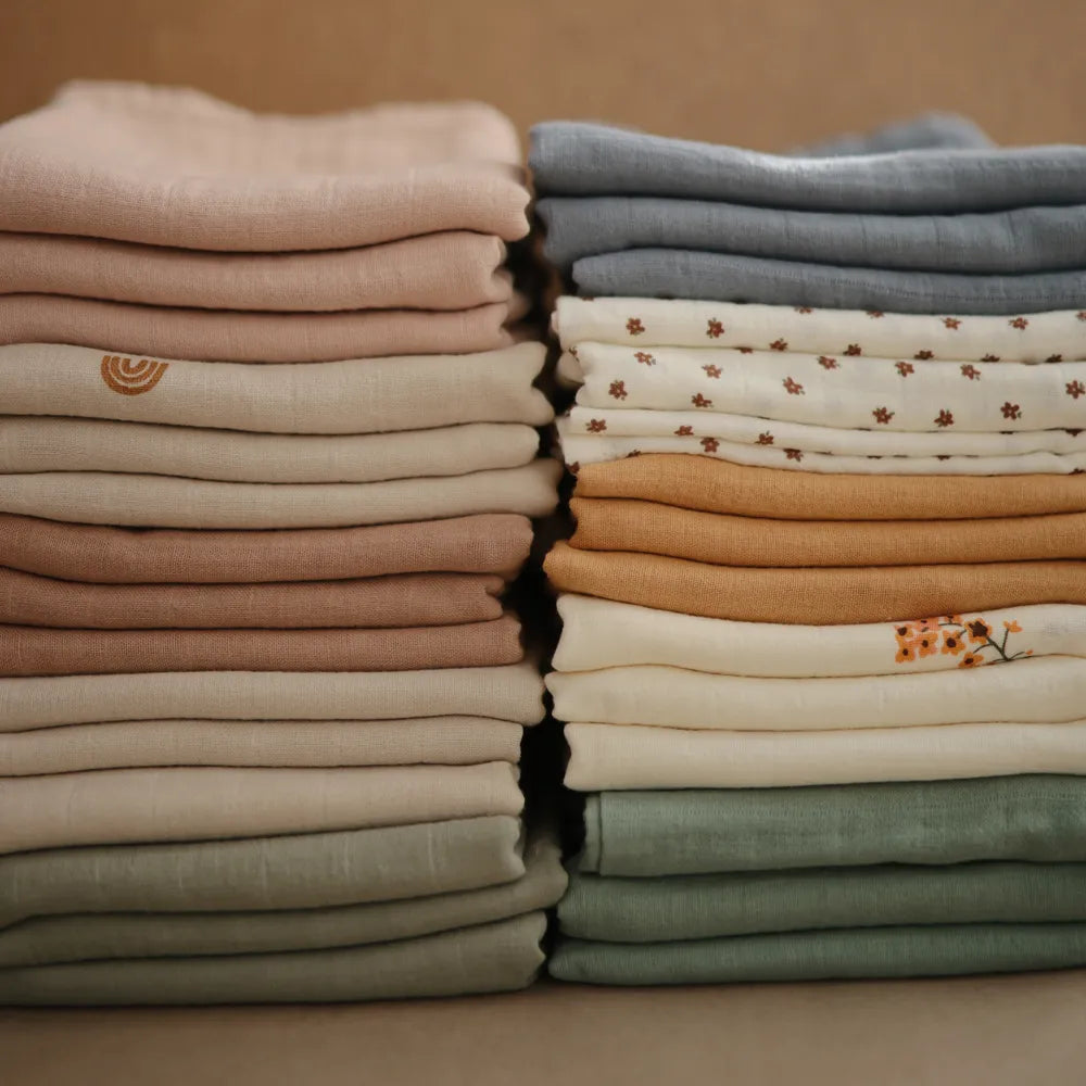 Mushie muslin stofbleer - 3-pak