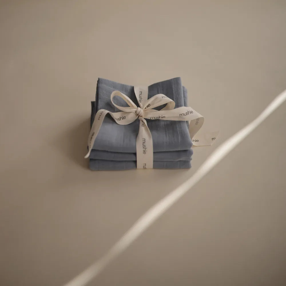 Mushie muslin stofbleer - 3-pak