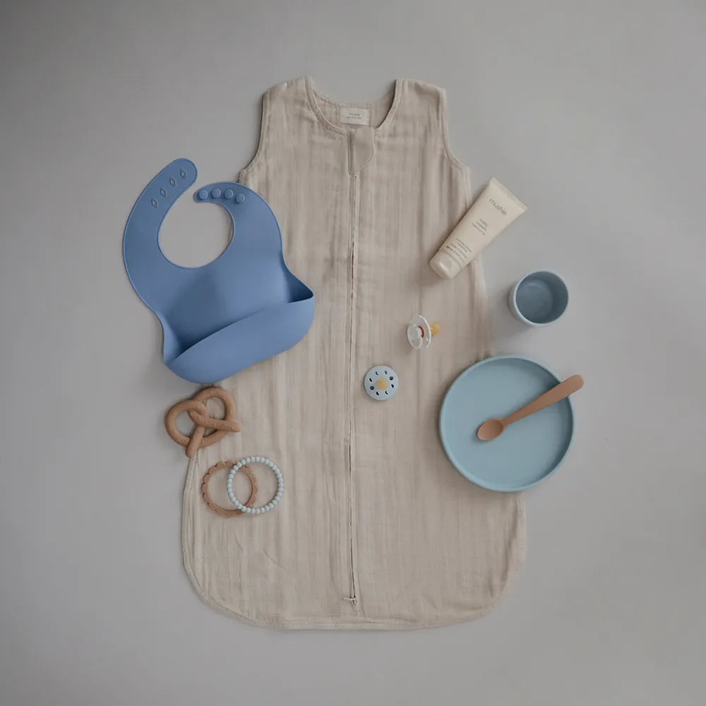 Mushie musselin sovepose