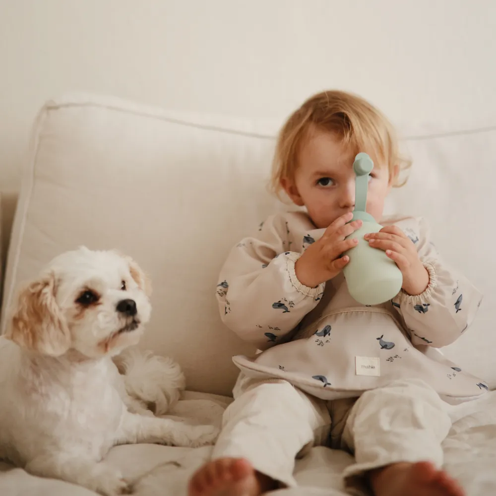 Mushie langærmet hagesmæk