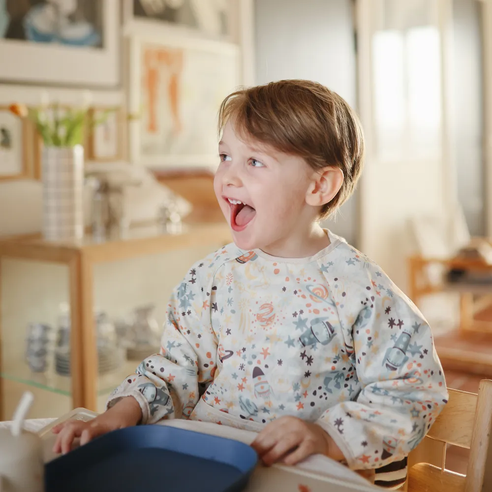 Mushie langærmet hagesmæk