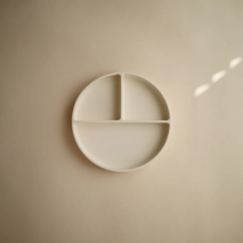 Mushie skridsikker tallerken - 3-delt