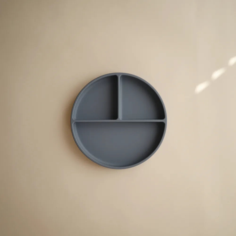 Mushie skridsikker tallerken - 3-delt