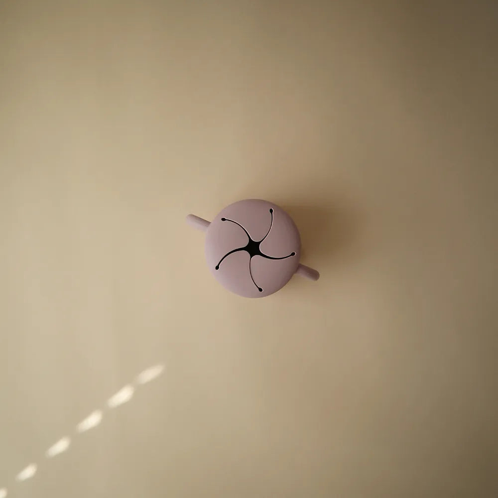 Mushie silikone snack kop