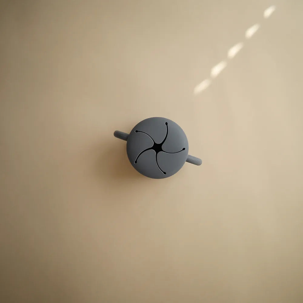 Mushie silikone snack kop