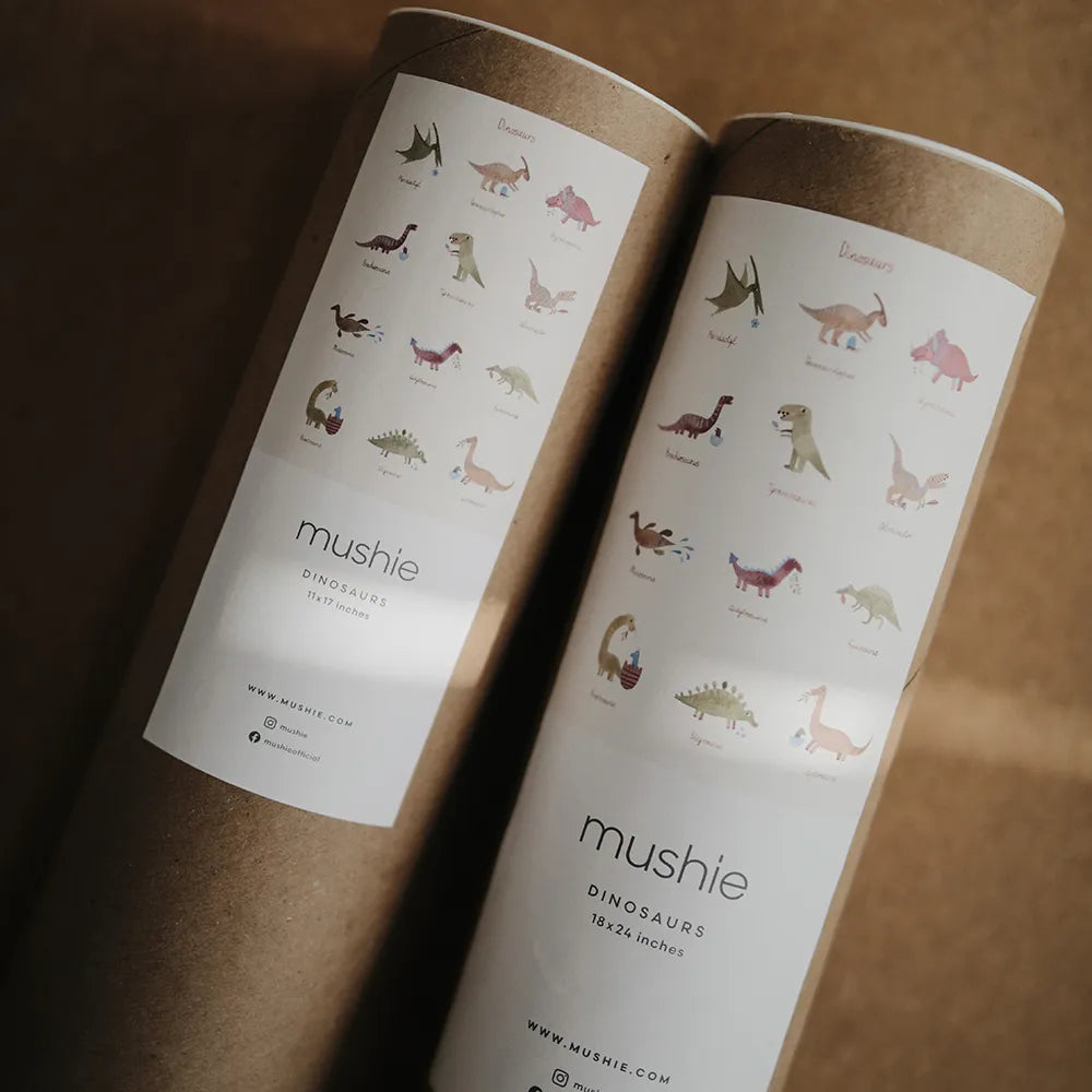 Mushie plakat - Dinosaurs