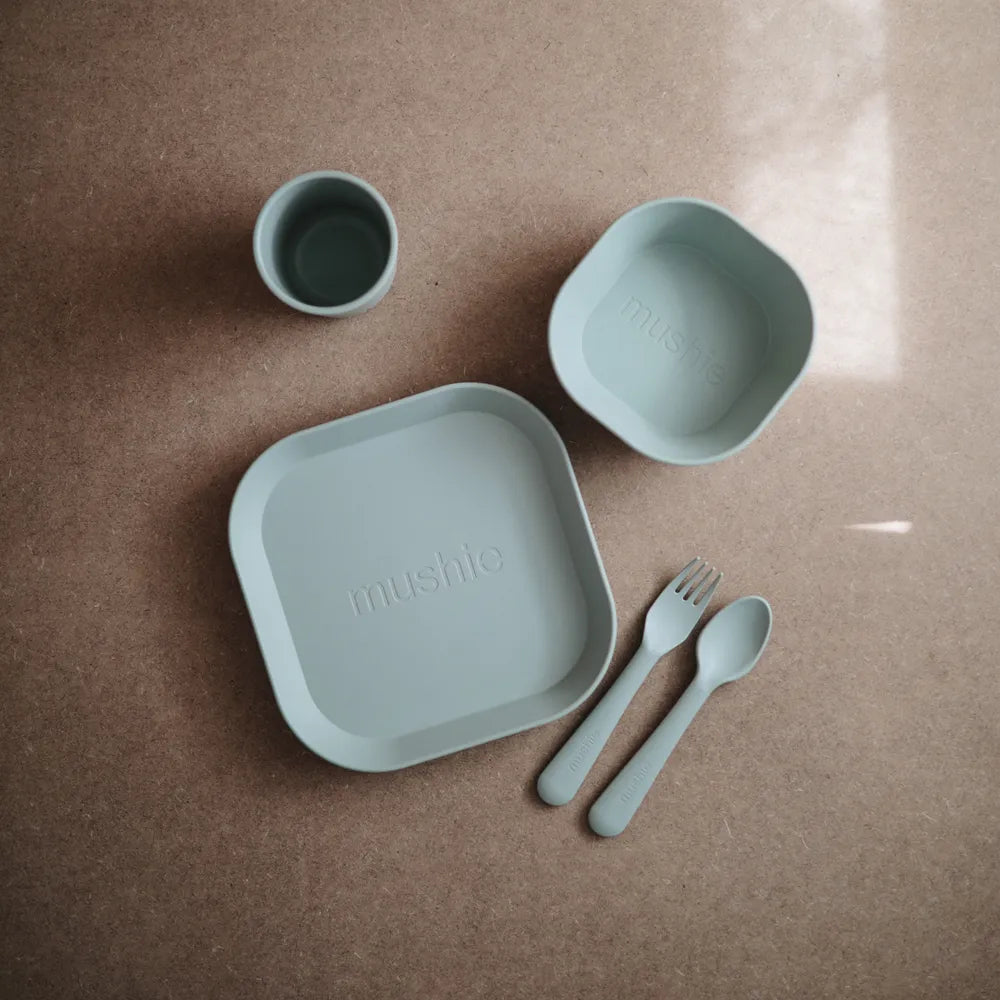 Mushie firkantet spisesæt
