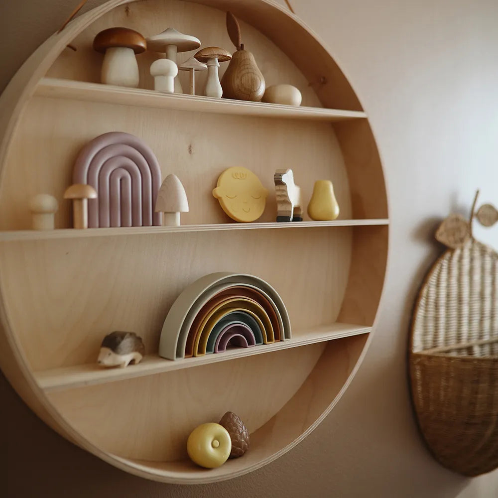 Mushie aktivitetslegetøj regnbue