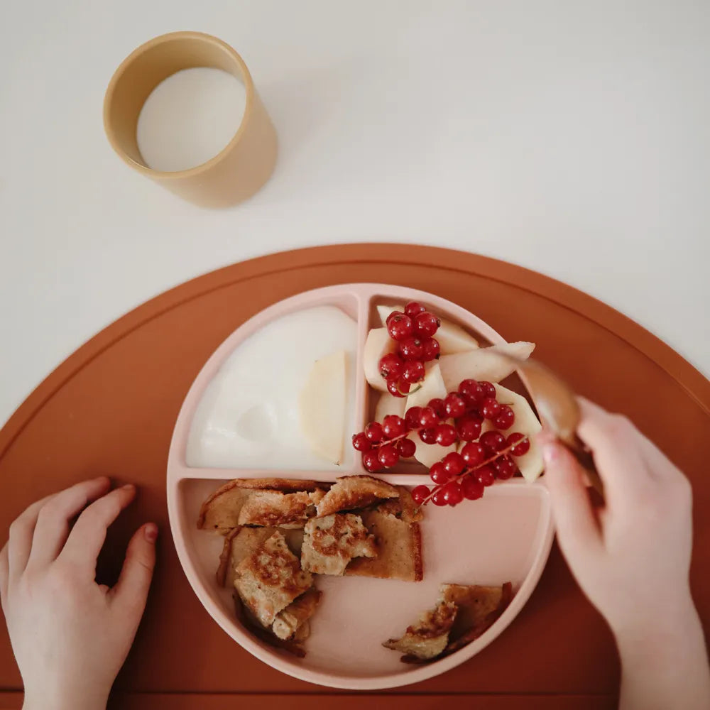 Mushie skridsikker tallerken - 3-delt