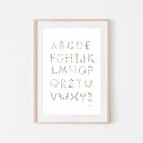 Mushie plakat - International alfabet