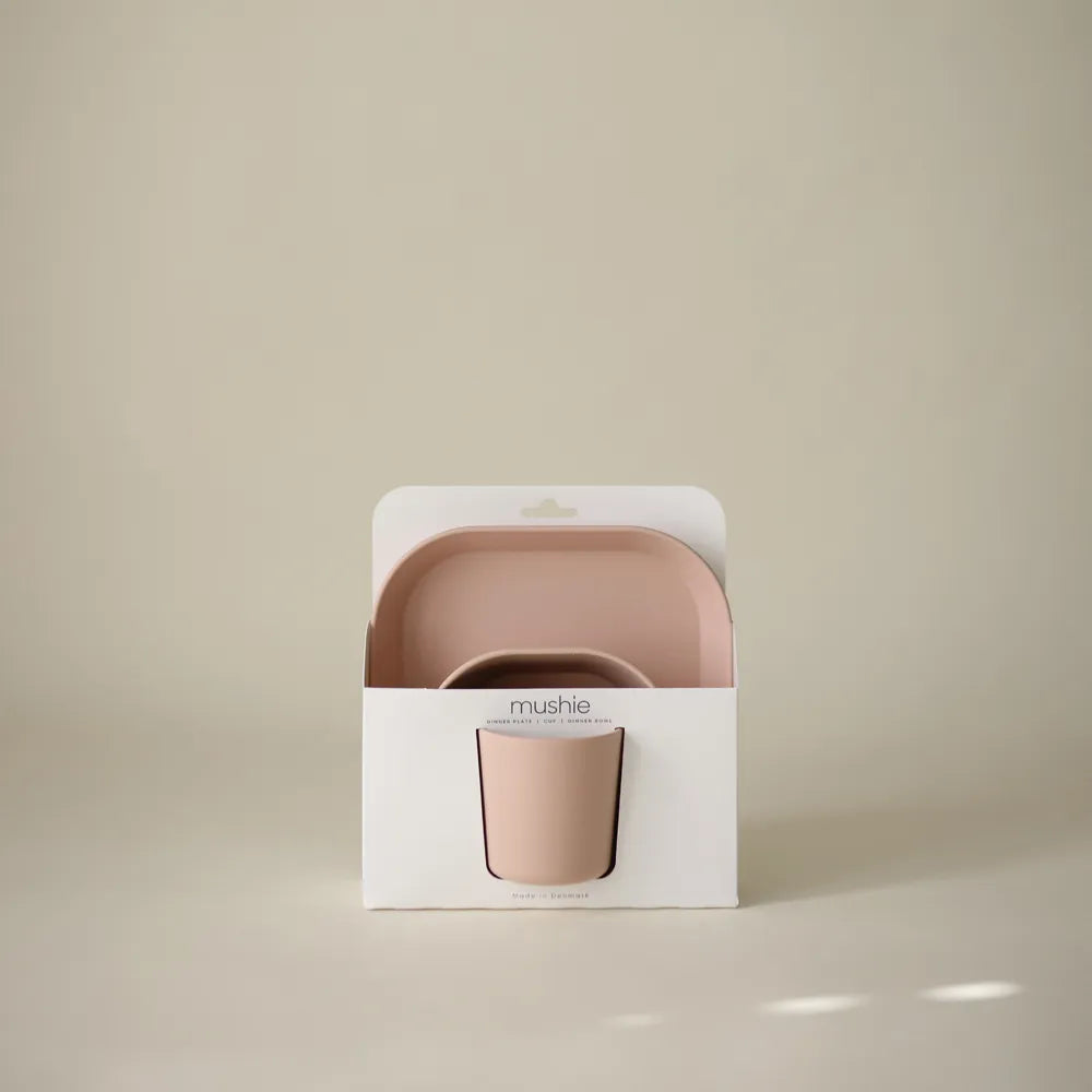 Mushie firkantet spisesæt