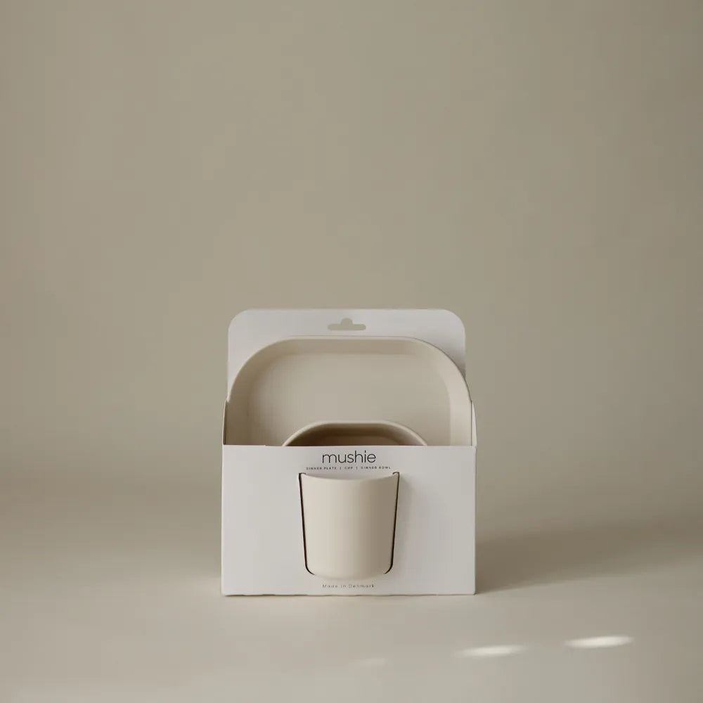 Mushie firkantet spisesæt