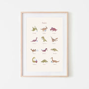 Mushie plakat - Dinosaurs