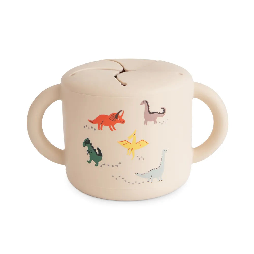 Mushie silikone snack kop