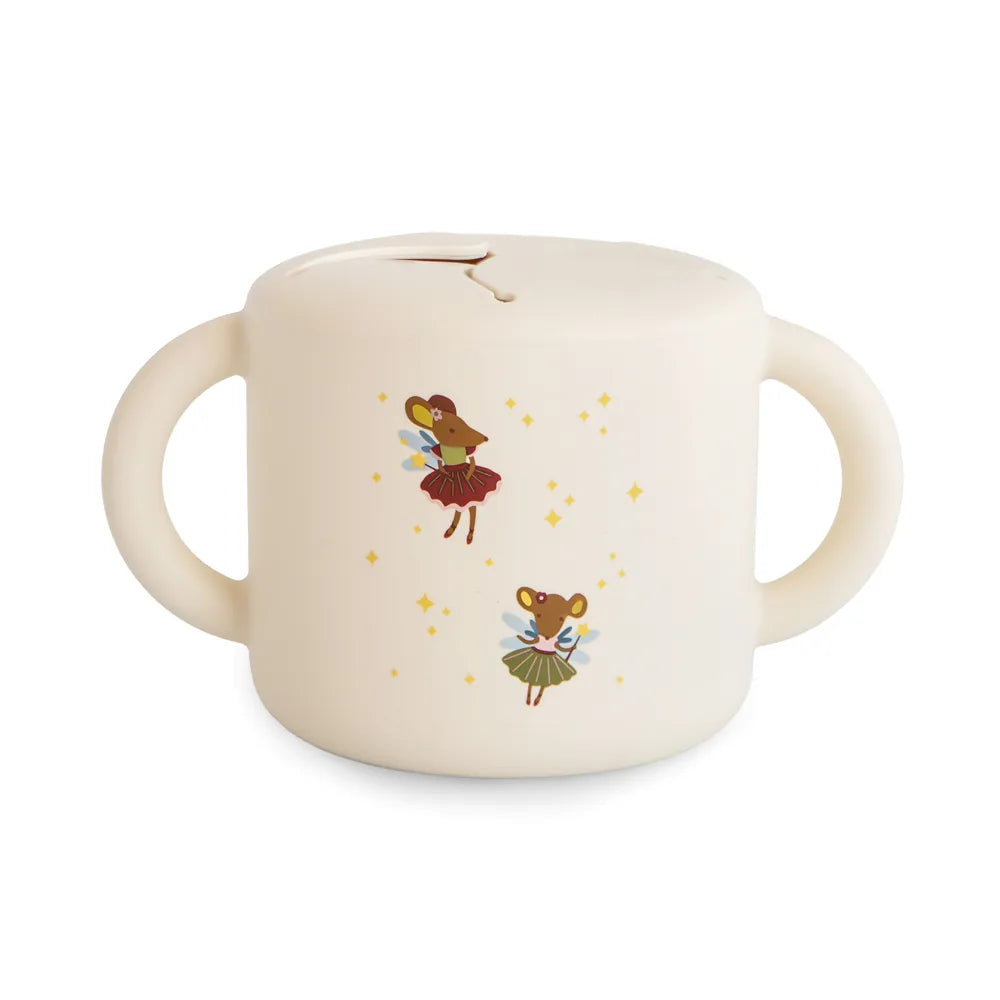 Mushie silikone snack kop