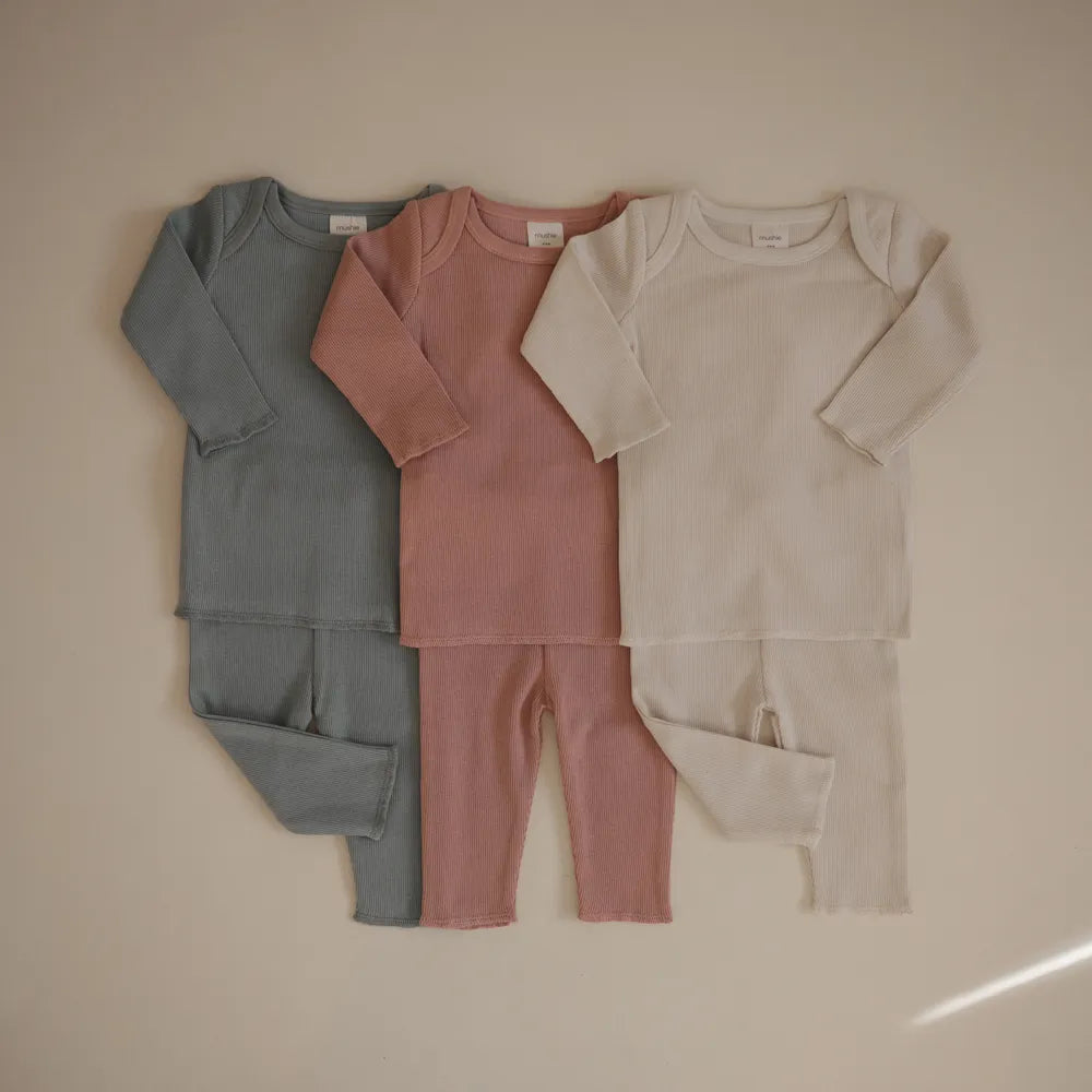 Mushie 2-delt bomuldssæt