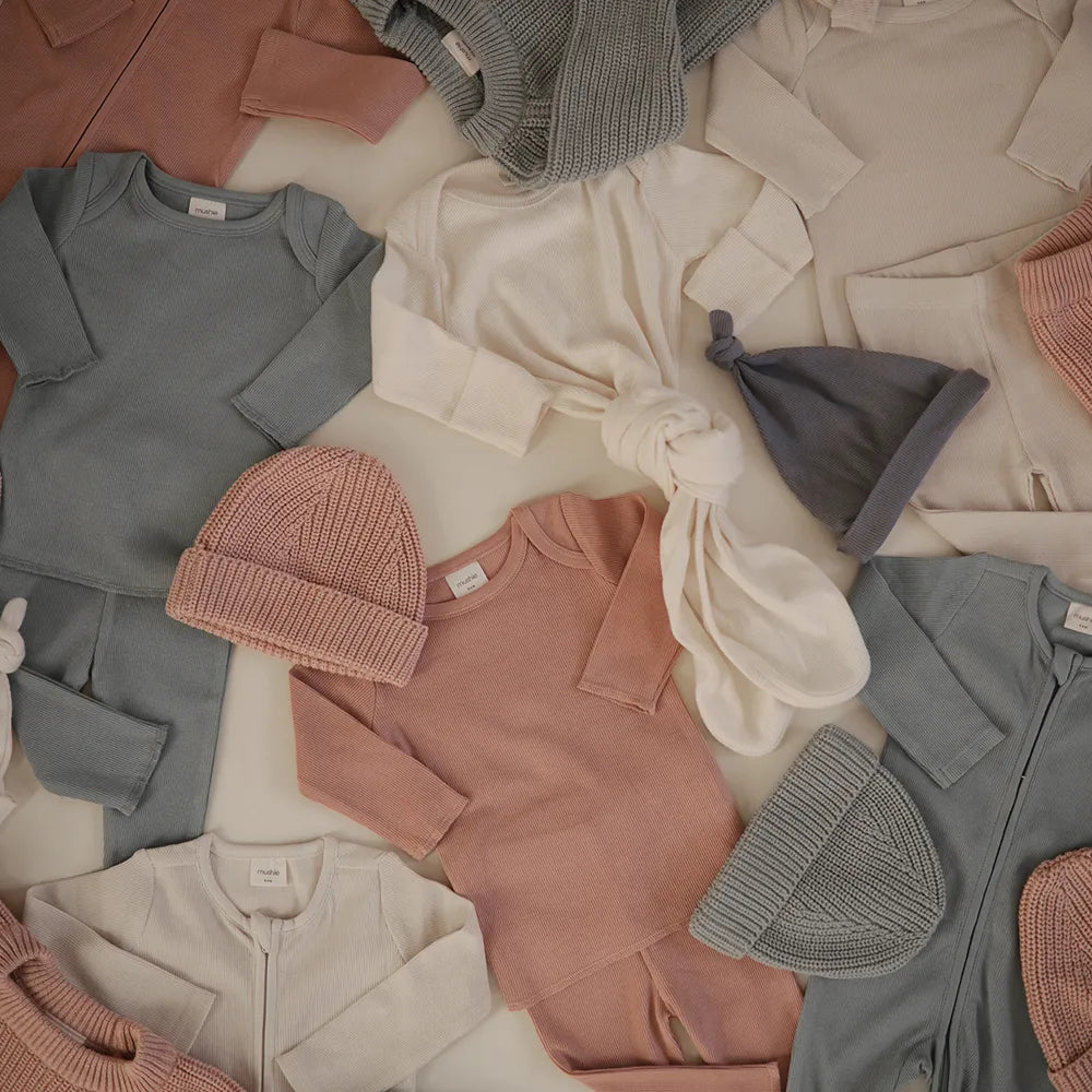 Mushie 2-delt bomuldssæt