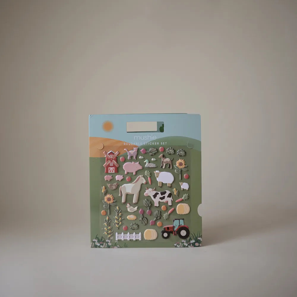 Mushie aktivitetsbog med klistermærker