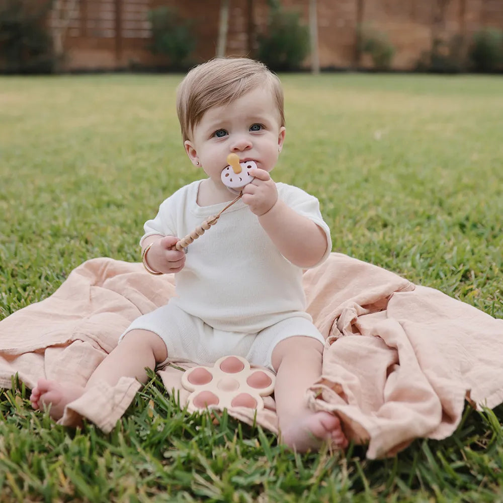 Mushie sanselegetøj - Blomst