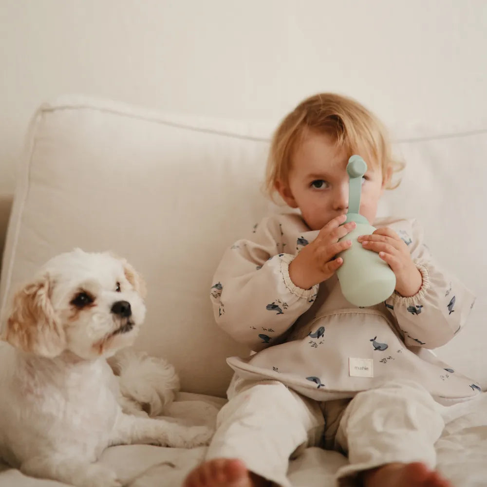 Mushie silikone puréposer - 2-pak