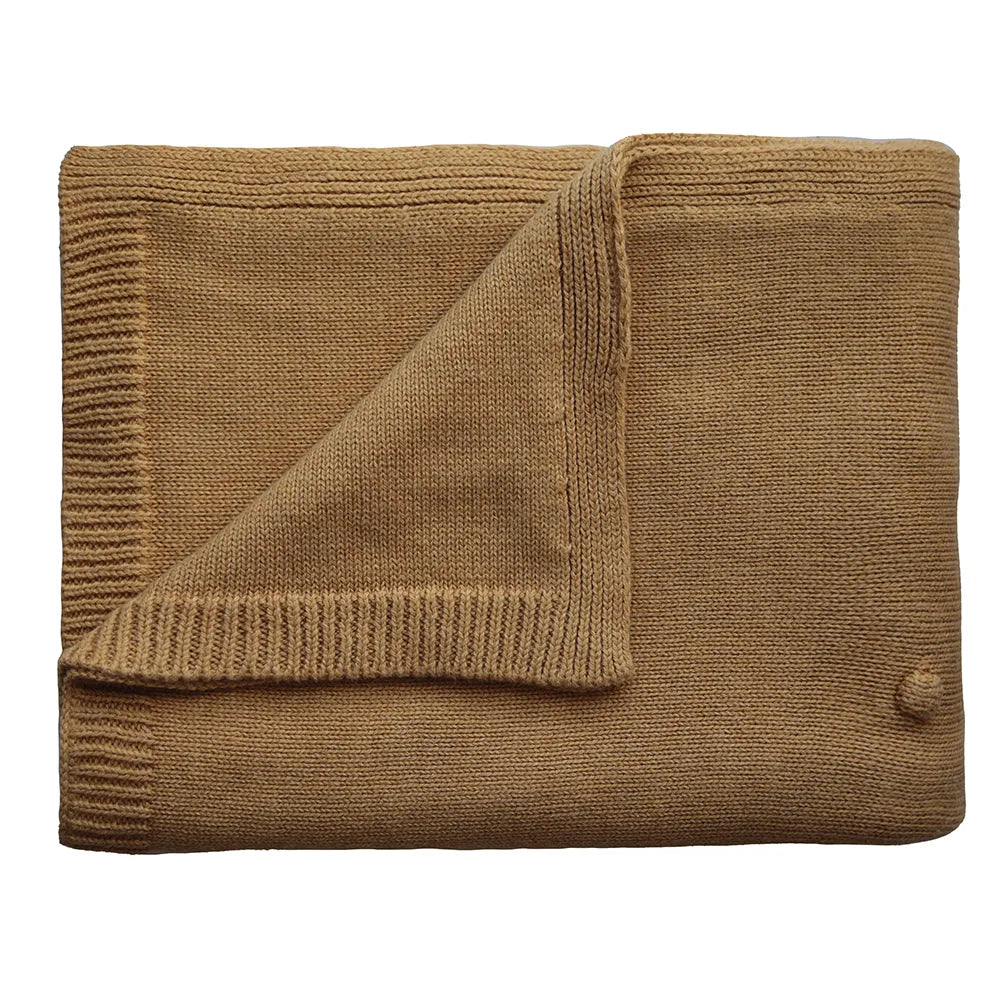 Mushie babytæppe - Teksturerede prikker