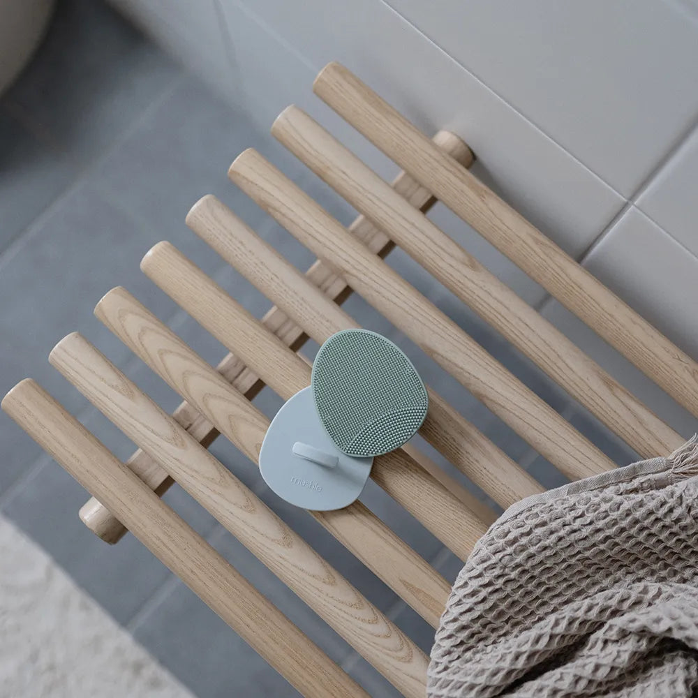 Mushie babybørster i silikone - 2-pak