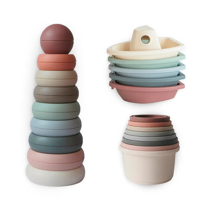 Mushie legetøjsgaveæske - 3-pak