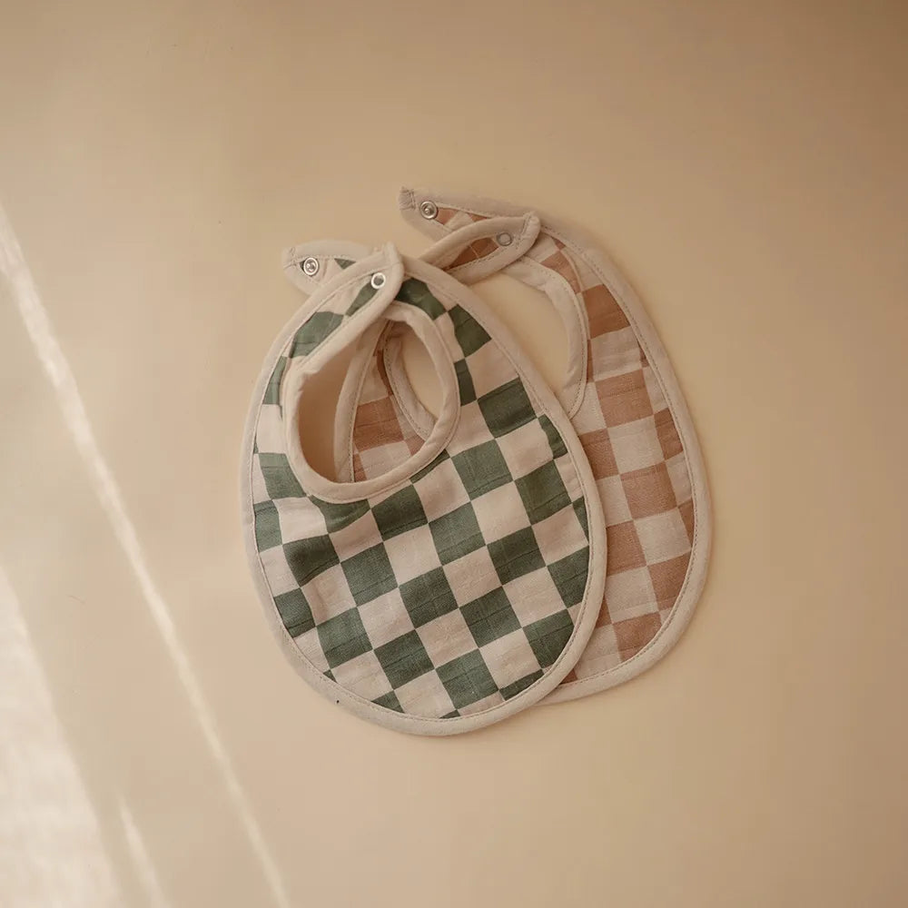 Mushie musselin savlesmæk - 2-pak