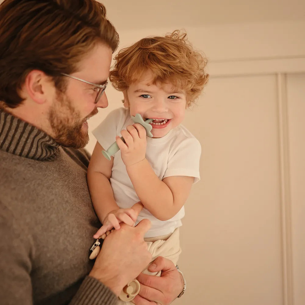 Mushie træningstandbørste