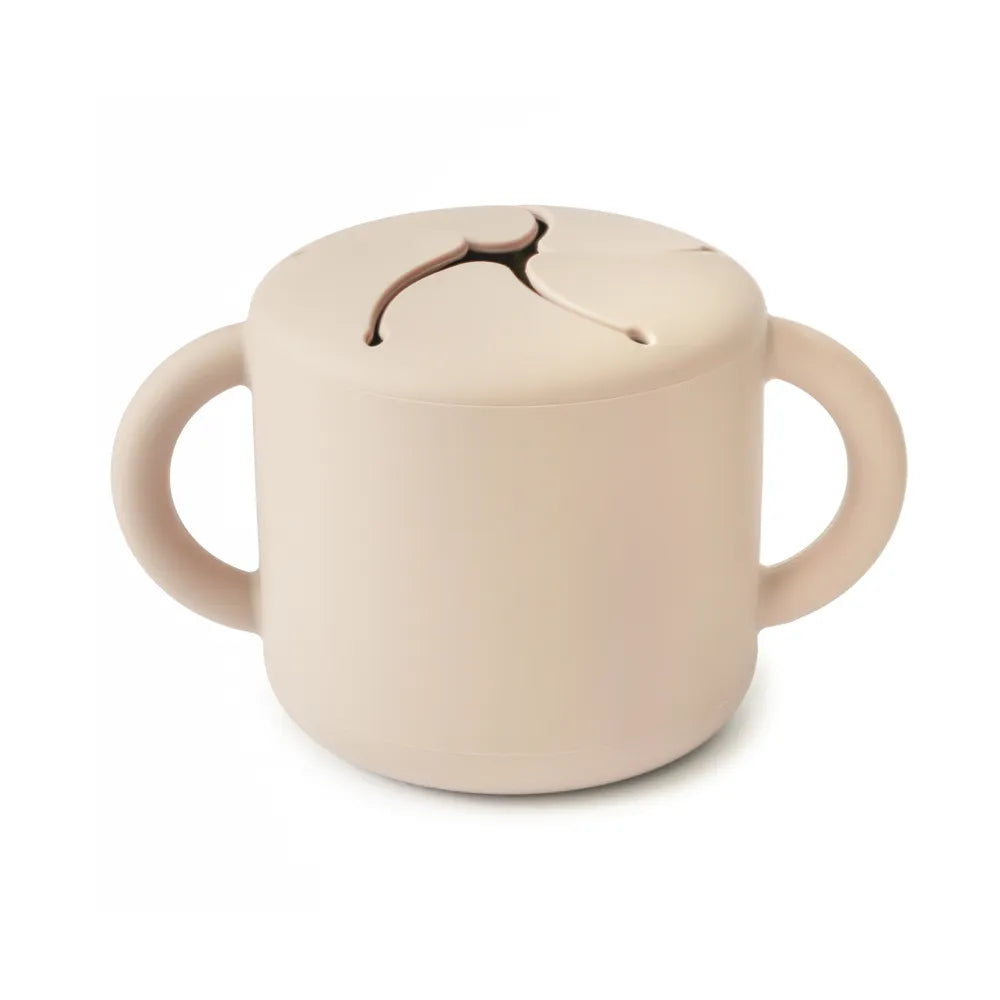 Mushie silikone snack kop