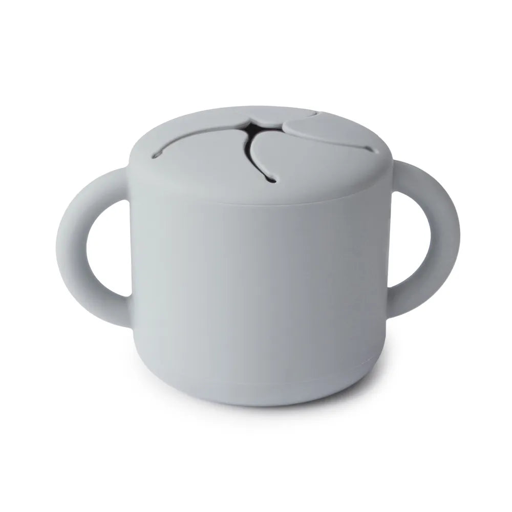 Mushie silikone snack kop