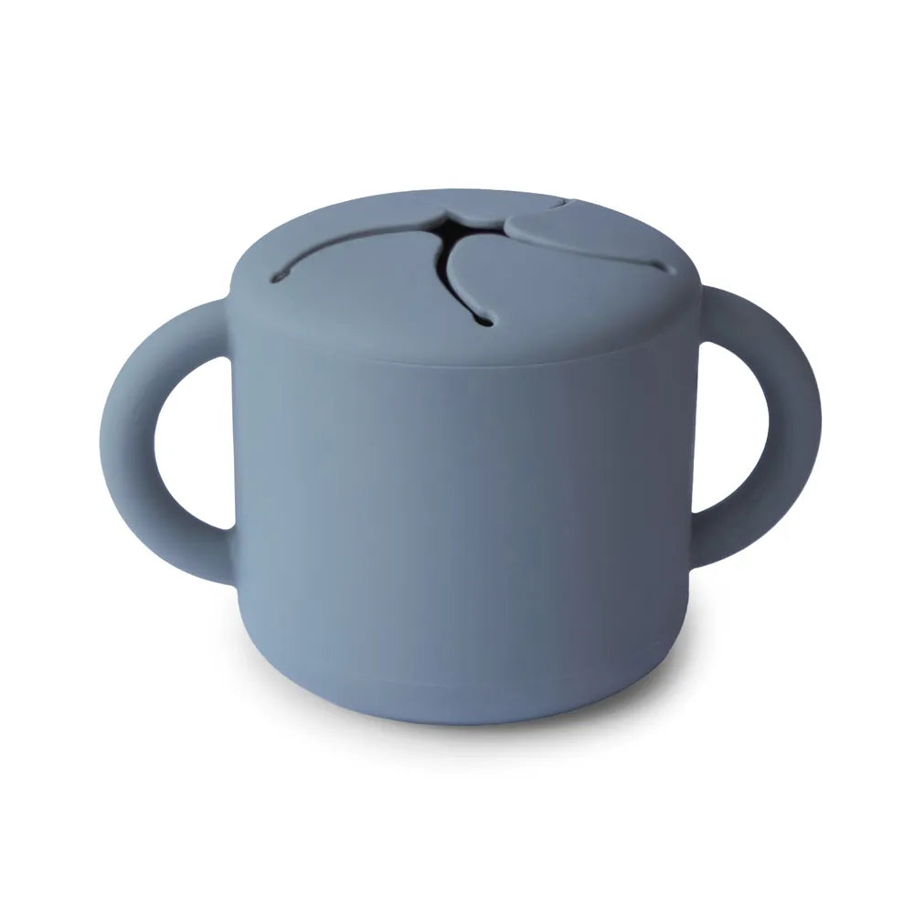 Mushie silikone snack kop