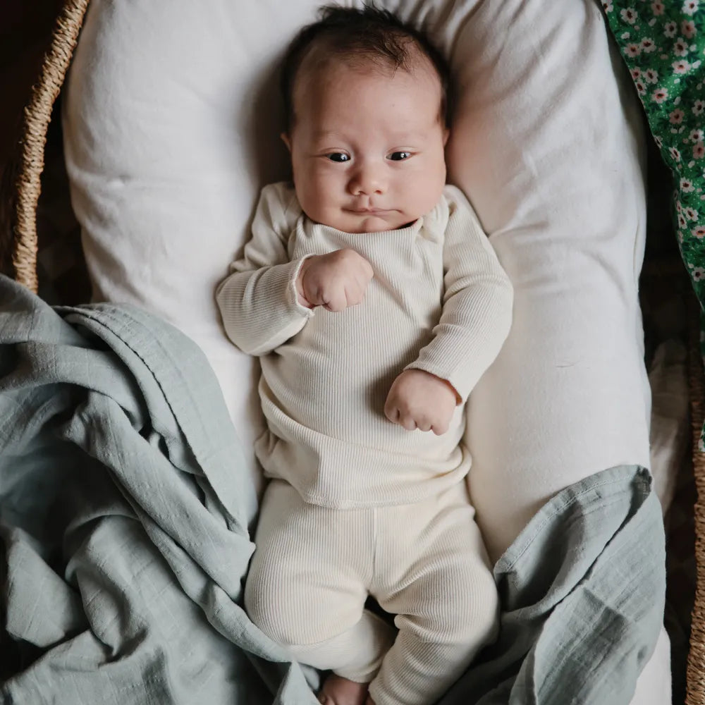 Mushie 2-delt bomuldssæt