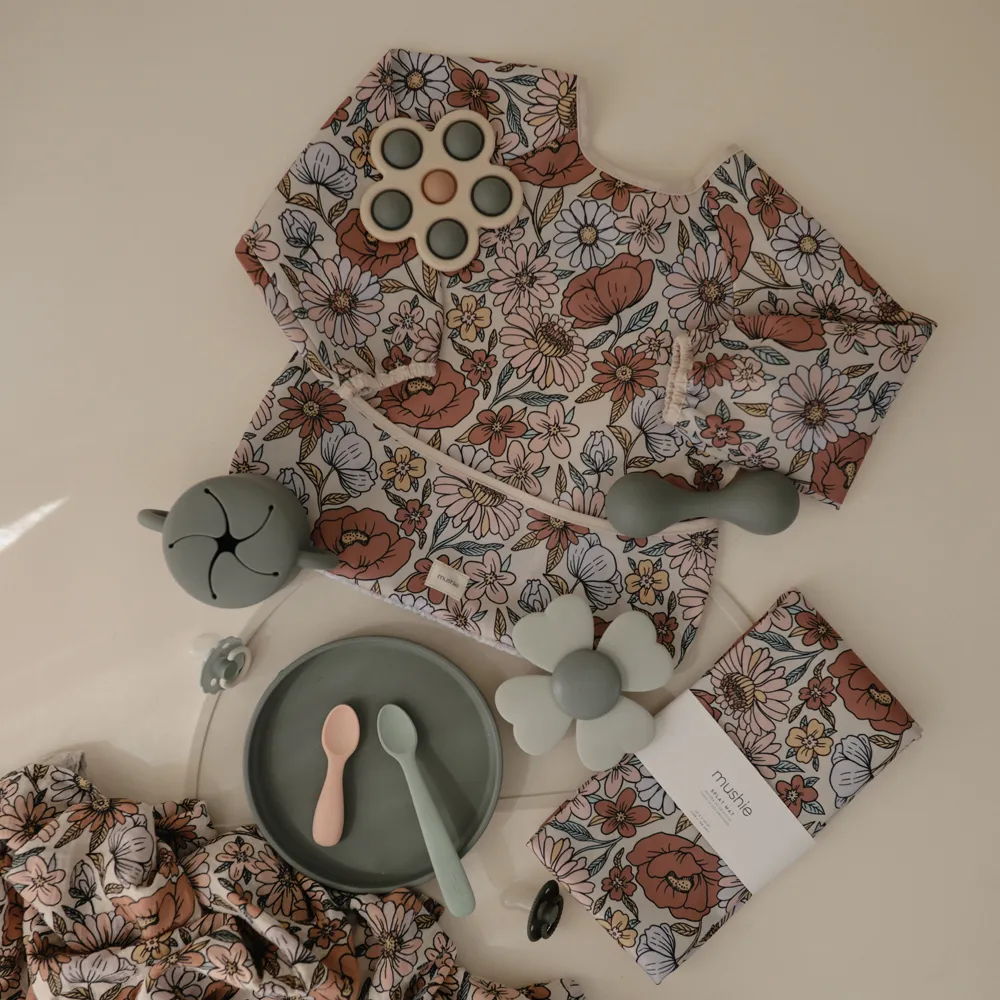 Mushie langærmet hagesmæk