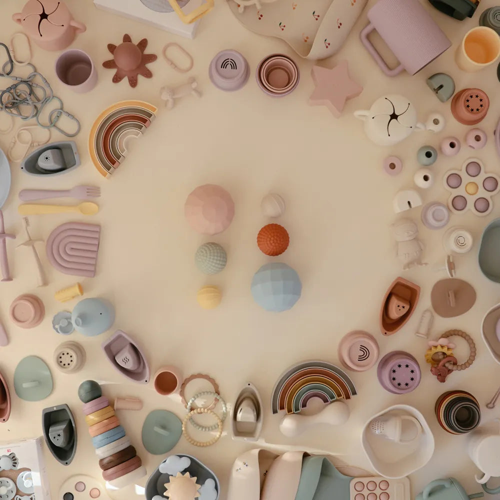 Mushie sanselegetøj sæt - 3 stk.