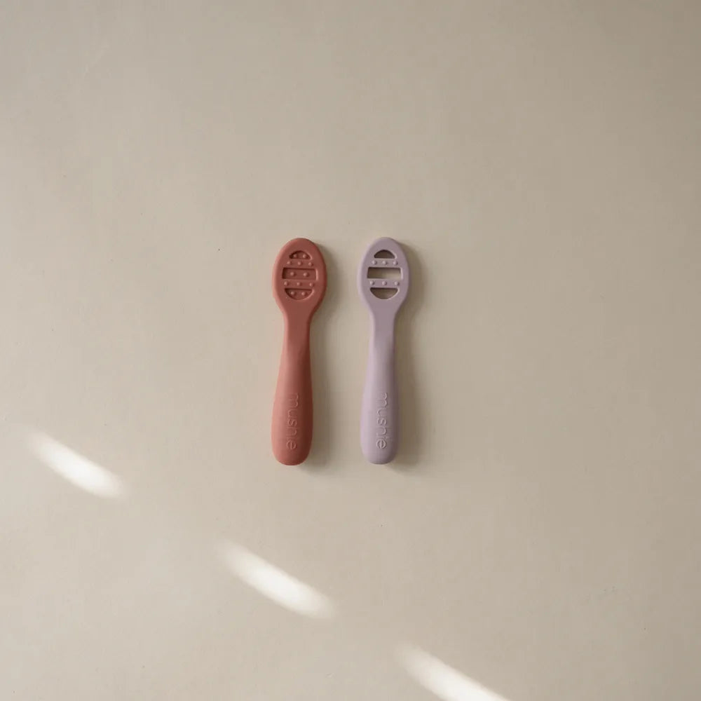 Mushie babys første skeer - 2-pak