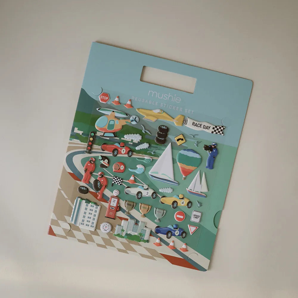Mushie aktivitetsbog med klistermærker