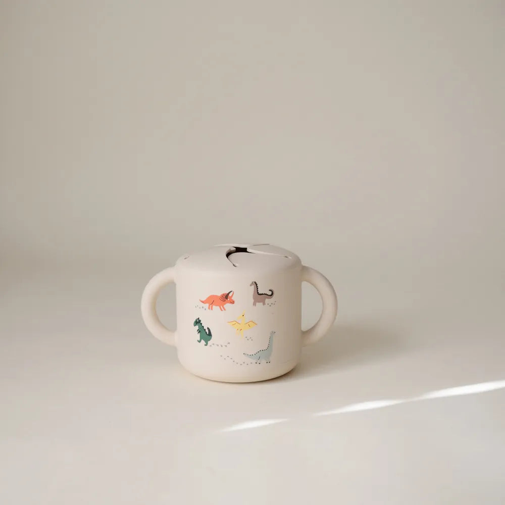 Mushie silikone snack kop