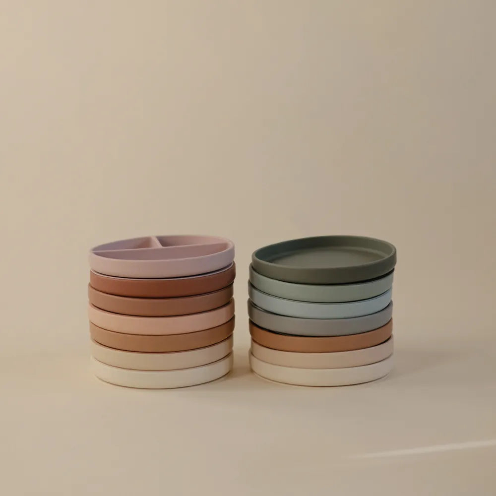 Mushie skridsikker tallerken - 3-delt