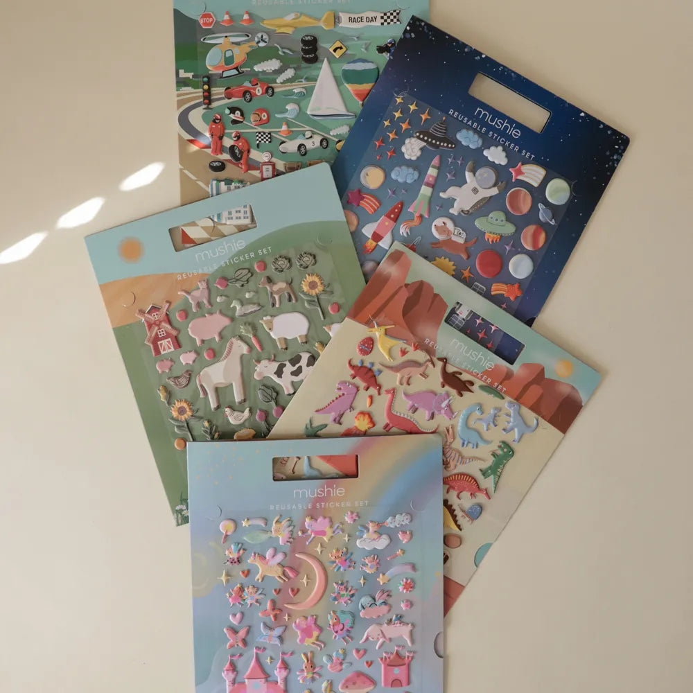 Mushie aktivitetsbog med klistermærker