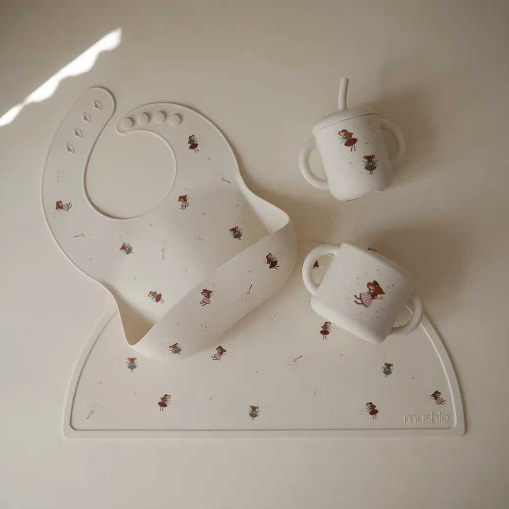 Mushie silikone snack kop