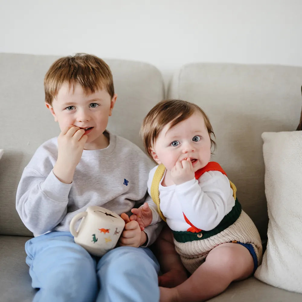 Mushie silikone snack kop