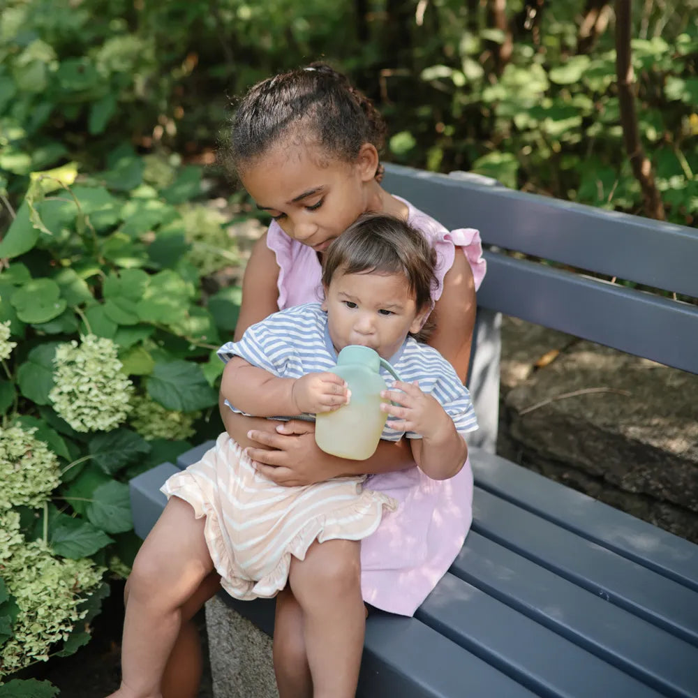 Mushie silikone puréposer - 2-pak