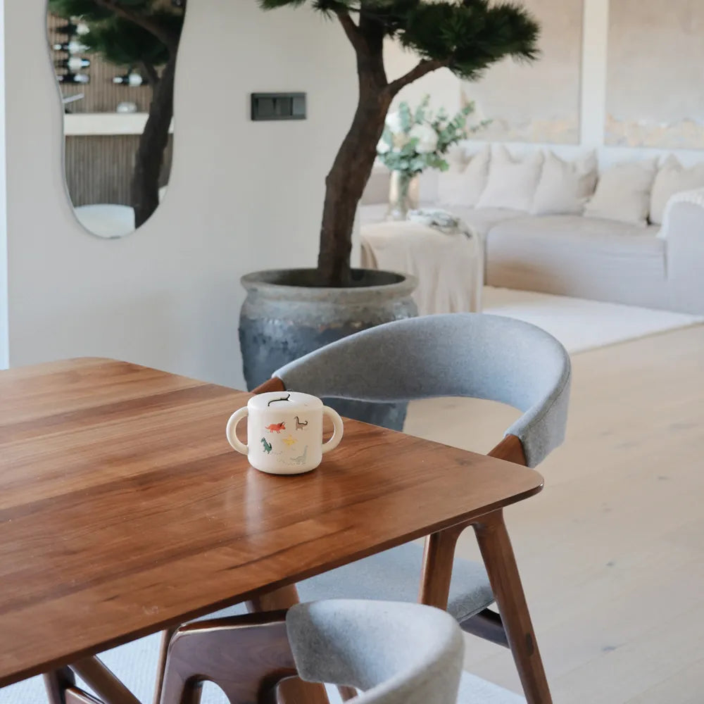 Mushie silikone snack kop