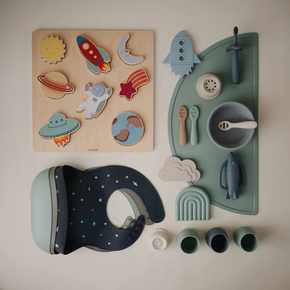 Mushie silikone starter kop